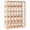 vidaXL Wine Rack 70x33x94 cm Solid Wood Pine