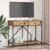vidaXL Console Table Old Wood 100 x 39 x 78.5 cm Engineered Wood
