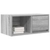 vidaXL TV Cabinets 2 pcs Grey Sonoma 60x31x25.5 cm Engineered Wood
