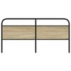 vidaXL Replace Headboard Sonoma Oak 200 cm Steel and Engineered Wood