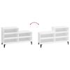 vidaXL Shoe Cabinet High Gloss White 102x36x60 cm Engineered Wood