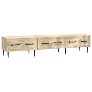vidaXL TV Cabinet Sonoma Oak 147 x 34.5 x 30 cm Engineered Wood