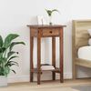 vidaXL Plant Stand with Drawer Brown 34 x 25 x 52 cm Mahogany Wood