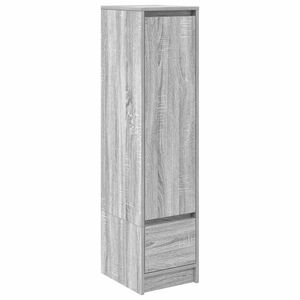 vidaXL Highboard Grey Sonoma 29.5x34x119.5 cm Engineered Wood