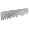 vidaXL Lawn Edging 20 pcs 103 x 25 cm Stainless Steel Silver