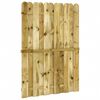 vidaXL Garden Gate 100 x 150 cm Solid Pine Wood Green