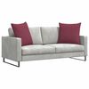 vidaXL Sofa Pillows 2 pcs Wine Red 60 x 60 cm Fabric