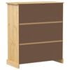 vidaXL Wine Cabinet Corona 97x45x114 cm Solid Wood Pine