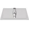 vidaXL Rain Shower Head 2 pcs Stainless Steel 20x20 cm