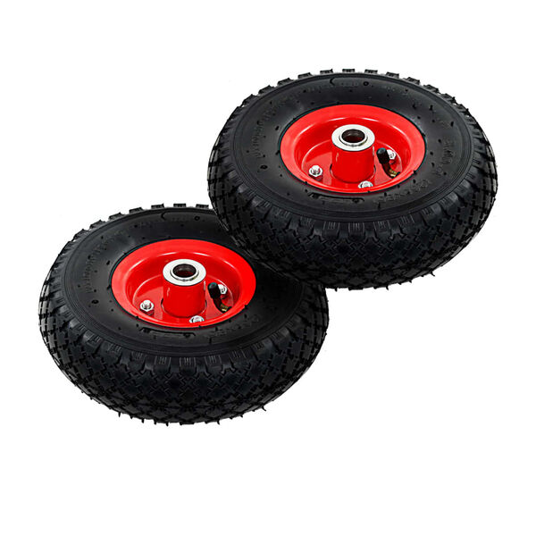 vidaXL Sack Truck Wheels 2 pcs Rubber 3.00-4 (245x82)