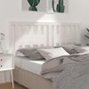 vidaXL Headboard White 146x4x100 cm Solid Wood Pine