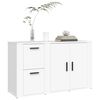 vidaXL Sideboard White 100x33x59.5 cm Engineered Wood