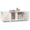 vidaXL Coffee Table White 110x50x40 cm Solid Wood Pine