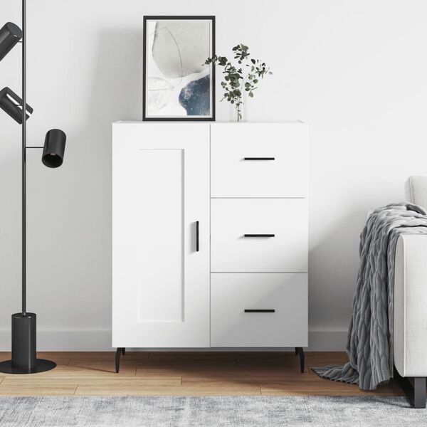 vidaXL Sideboard White 69.5x34x90 cm Engineered Wood