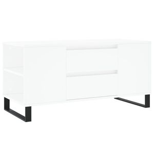 vidaXL Coffee Table White 102x44.5x50 cm Engineered Wood