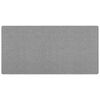vidaXL Carpet Runner Light Grey 100 x 200 cm 100% Polypropylene