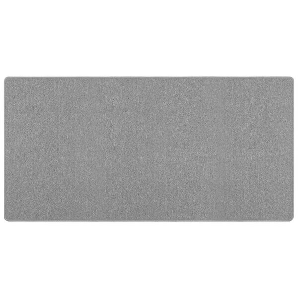 vidaXL Carpet Runner Light Grey 100 x 200 cm 100% Polypropylene