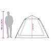 vidaXL Camping Tent Dome 5-Person Green Quick Release