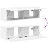 vidaXL TV Cabinet Set Wall-mounted 5 pcs White Engineered Wood