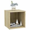 vidaXL TV Cabinets 4 pcs Sonoma Oak 37x35x37 cm Engineered Wood