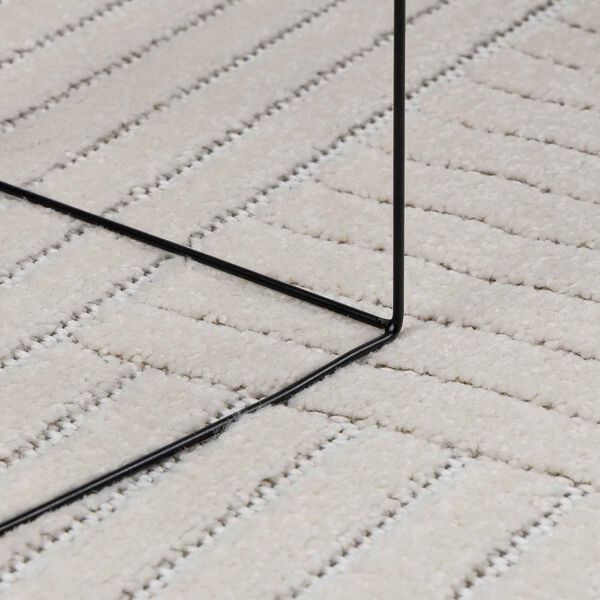 vidaXL Area Rugs Round Cream &Oslash; 160 CM