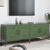 vidaXL TV Cabinets 2 pcs Olive Green 68x39x50.5 cm Steel