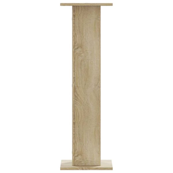 vidaXL Plant Stands 2 pcs Sonoma Oak 30x30x95 cm Engineered Wood