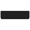 vidaXL TV cabinet with LED Black oak 180 x 38 x 49 cm Engineered Wood