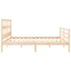 vidaXL Bed Frame without Mattress Super King Size Solid Wood