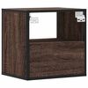 vidaXL Wall-mounted Bedside Cabinets 2 pcs Brown Oak 40x31x39.5 cm
