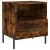 vidaXL Bedside Cabinets 2 pcs Smoked Oak 40x35x47.5 cm Engineered Wood