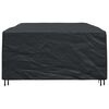 vidaXL Furniture Cover Plain Black 300 x 200 x 90 cm 210D