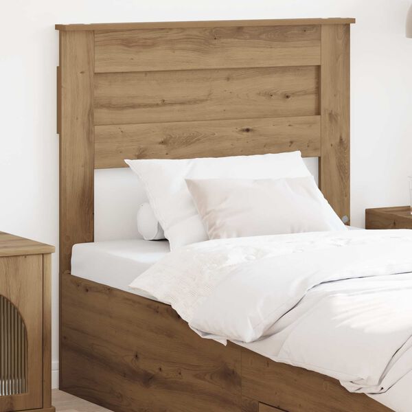 vidaXL Headboard with Headboard Artisan Oak 75 cm Engineered wood