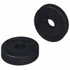 vidaXL suitable for Flat Washer 2 pcs Black &empty;15 x 3 mm PVC Copolymer