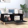 vidaXL Coffee Table Black 89,5x50x40 cm Engineered Wood