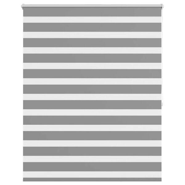 vidaXL Zebra Blind 120 x 175 cm Grey