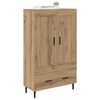 vidaXL Highboard Artisan Oak 69.5 x 31 x 115 cm Engineered Wood