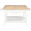 vidaXL Coffee Table White 110x60x40 cm MDF