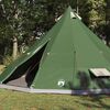 vidaXL Family Tipi Tent Folding with Roof Green 560 x 560 x 300 cm