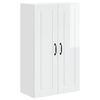 vidaXL Kitchen Wall Cabinet High Gloss White 60 x 31 x 100 cm