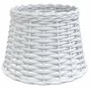 vidaXL Ceiling Lamp Shade White &Oslash;25x17 cm Wicker