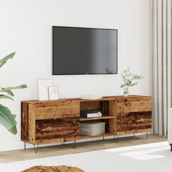 vidaXL TV Cabinet Old Wood 150x30x50 cm Engineered Wood