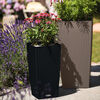 LECHUZA Planter CUBICO Cottage 30 ALL-IN-ONE Granite