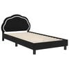 vidaXL Children's Bed Frame with Headboard Black 90 x 190 cm Velvet