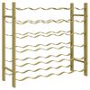vidaXL Wine Rack for 36 Bottles Gold Metal