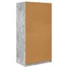 vidaXL Bathroom Cabinet with Drawer Concrete Grey 79.5 x 49 x 156 cm