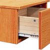 vidaXL Bedside Table Wax Brown 37 x 35 x 18.5 cm Solid pine wood