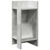 vidaXL Side Table with Shelf Concrete Grey 25,5x27x60 cm
