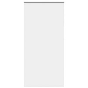 vidaXL Roller Blind Blackout White 105x230 cm Fabric Width 100.7 cm Polyester