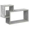 vidaXL Wall Shelf Wall-Mounted Concrete Grey 55 x 15 x 35 cm